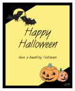 Corner Clipart Halloween Big Rectangle Labels 3.25x4
